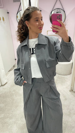 LOUA ULTRA WIDE PANTALON GREY