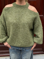 OPEN SHOULDER PULL GREEN
