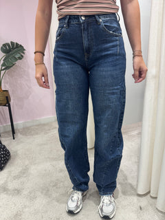 ALEA BARREL JEANS DARKBLUE