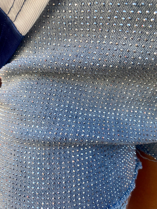 GLITTER DENIM SHORT