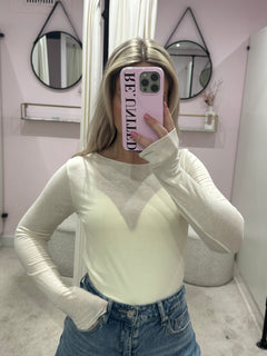 CASHMERE LONGSLEEVE MONICA CRÉME