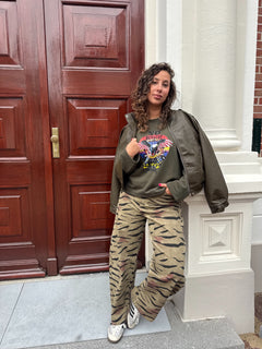 AUTUMN PU JACKET ARMY