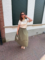 BALLOON SKIRT GREEN