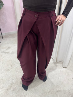 CHRISTY PANTALON BORDEAUX