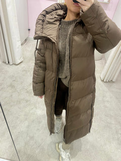 PUFFY WINTER COAT BROWN