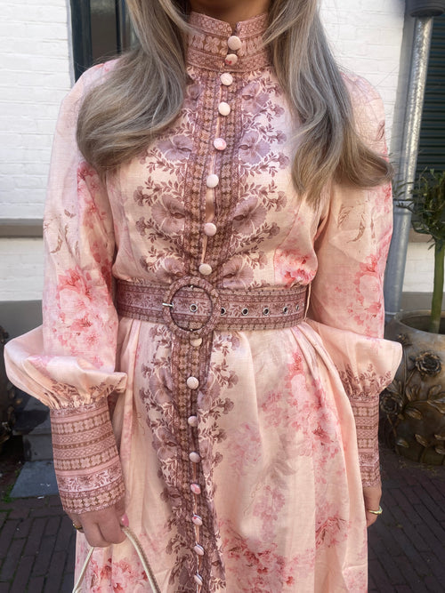 LEONORA FLOWER DRESS BLUSH