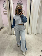 DENIM JOGGER TWO PIECE