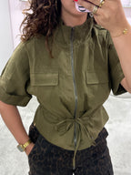 STUDIO JACKET ARMY GREEN