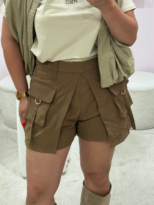 BELLE SKORT BROWN