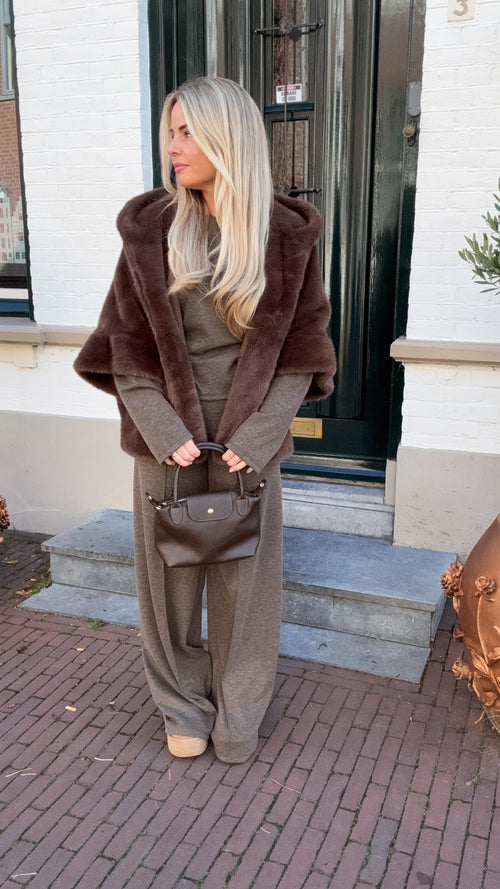 SO COSY TWO PIECE BROWN