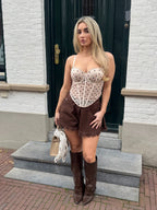 BELLA DOT CORSET TOP