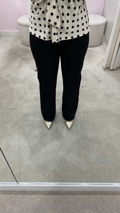 JOJO STRAIGHT LEG PANTALON TALL BLACK