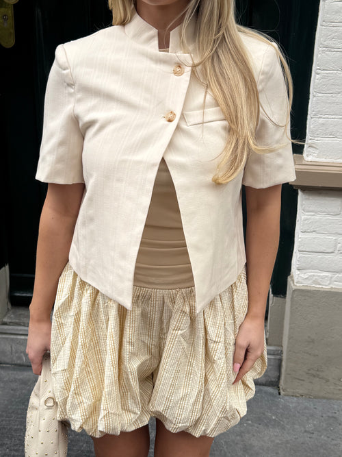 SHORTY BLAZER CREME