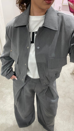 LOUA BOMBER JACKET GREY