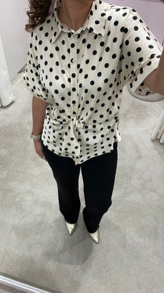 JOJO STRAIGHT LEG PANTALON TALL BLACK