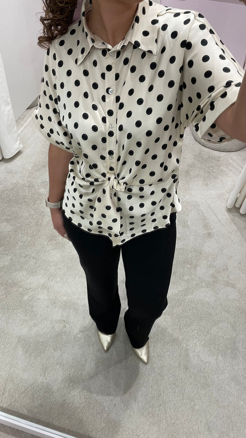 JOJO STRAIGHT LEG PANTALON TALL BLACK