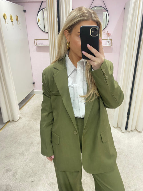 KIM BLAZER GREEN
