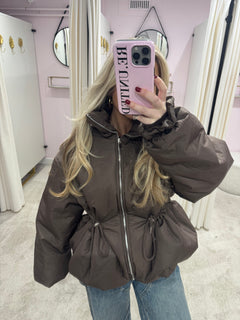 SOPHIE PUFFY JACKET BROWN