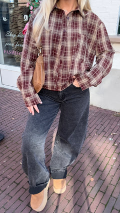 GO GET IT BARREL JEANS DARK GREY
