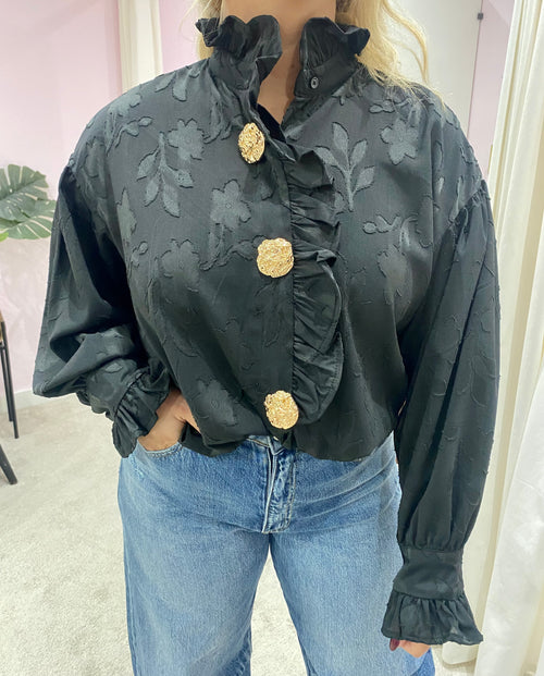 AMELIE BLOUSE BLACK
