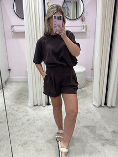 CASUAL TWO PIECE BROWN