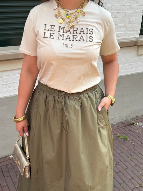 LE MARAIS TEE BEIGE