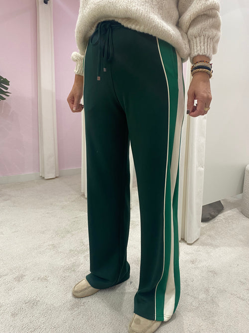 LIMA STRIPED PANT GREEN