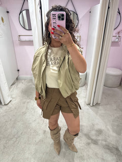 BELLE SKORT BROWN