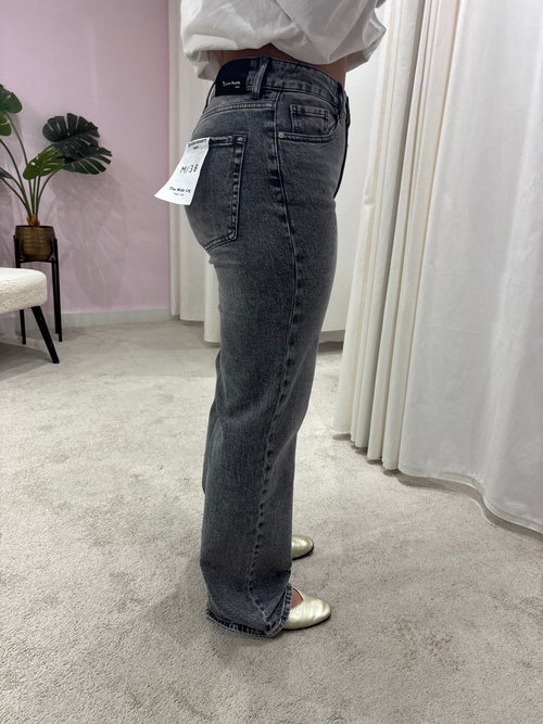 TALL WIDE JEANS GREY WASH