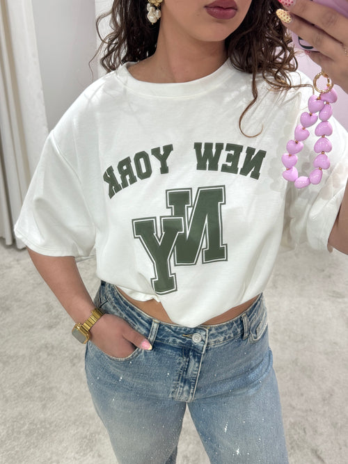 NEWYORK TEE OFFWHITE
