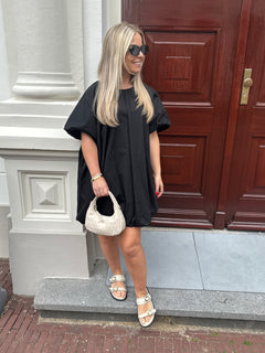 BALLOON DRESS BLACK