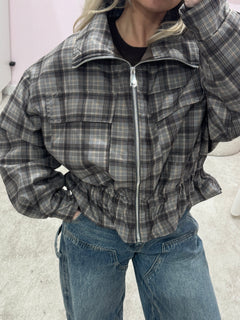 MADISON JACKET BLUE/BROWN