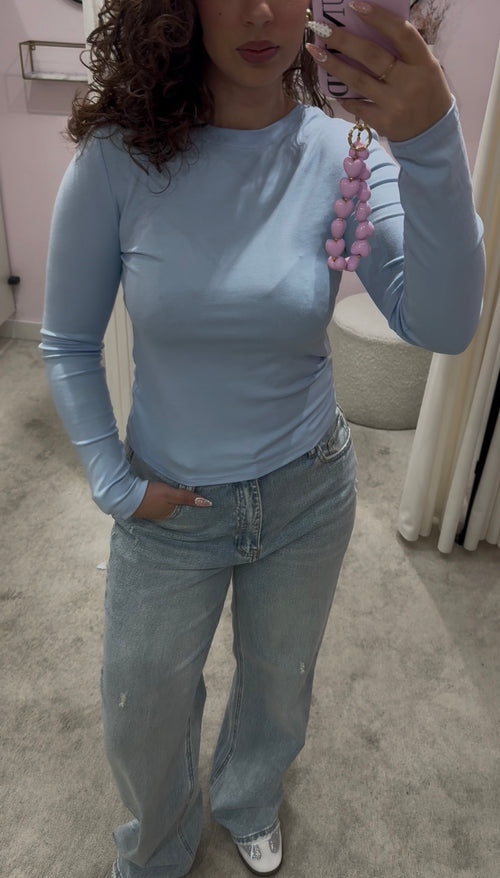 BASIC LONGSLEEVE BABY BLUE