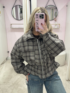 MADISON JACKET BLUE/BROWN