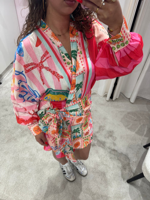 TROPICAL MUSE DRESS MULTICOLOUR