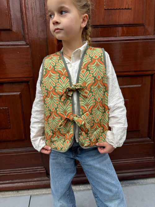 LILLY GILET GREEN