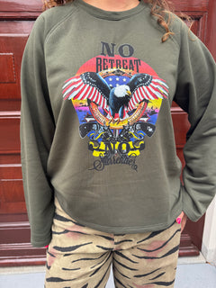 EAGLE SWEATER ARMY GREEN