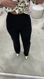JOJO STRAIGHT LEG PANTALON TALL BLACK