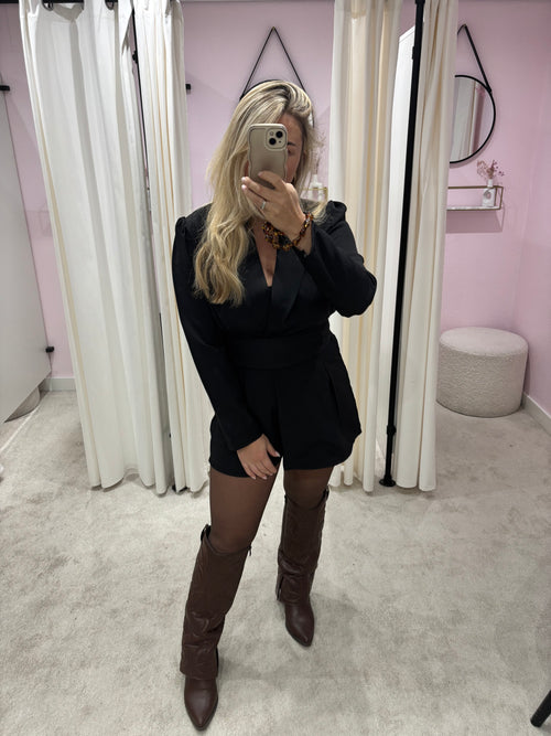 PLAYSUIT BLACK