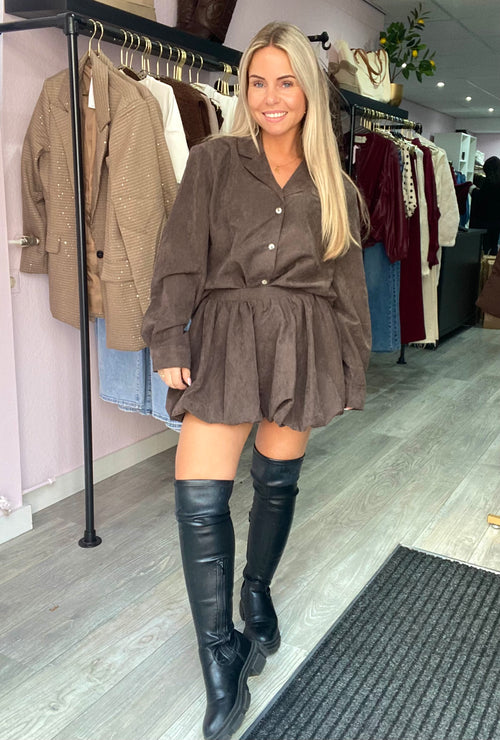 SAM BLOUSE BROWN