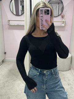 CASHMERE LONGSLEEVE MONICA BLACK