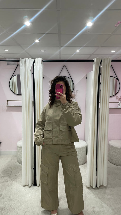 PARACHUTE WIDE PANT BEIGE