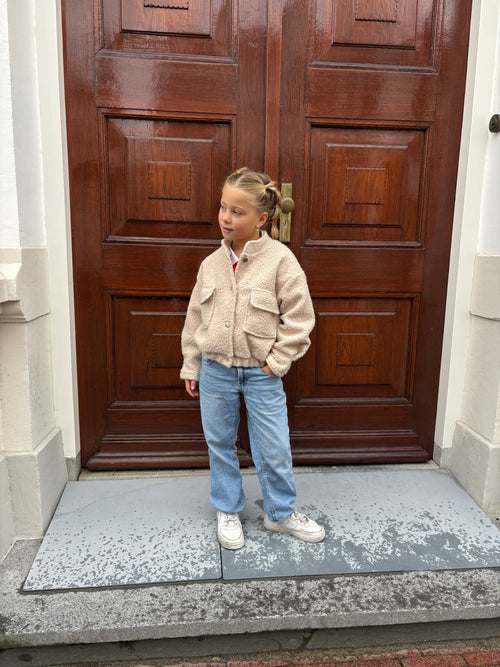 TEDDY BOMBER BEIGE - KIDS