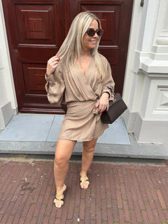 PLAYSUIT LOEKIE TAUPE