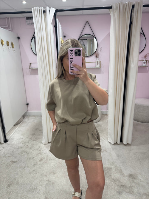 CASUAL TWO PIECE TAUPE