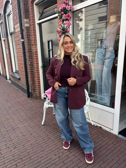 KIKI TOP BURGUNDY