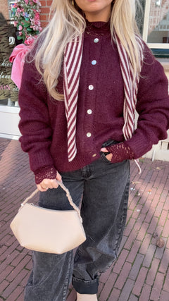CATO VEST BORDEAUX