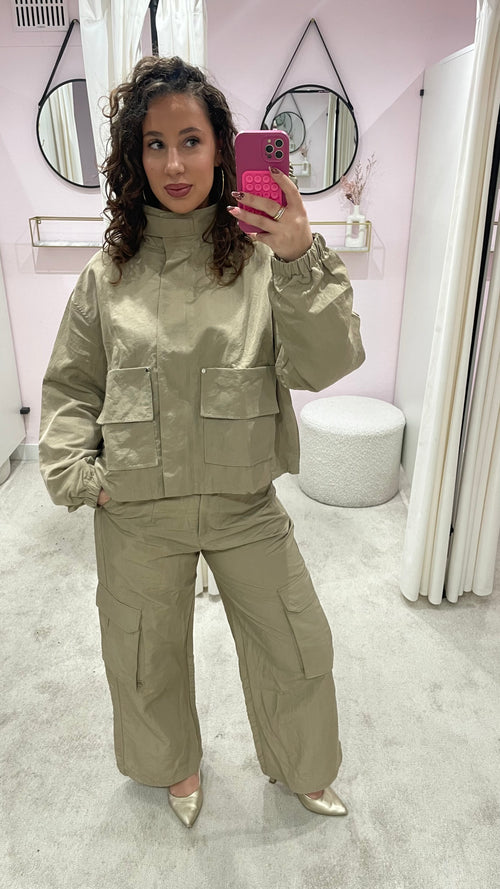 PARACHUTE WIDE PANT BEIGE