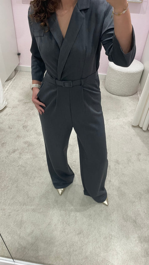 STAY CHIC JUMPSUIT DARKGREY