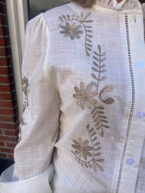 MONA BLOUSE CRÈME